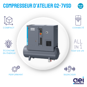 G 2-7VSD compresseur d'atelier